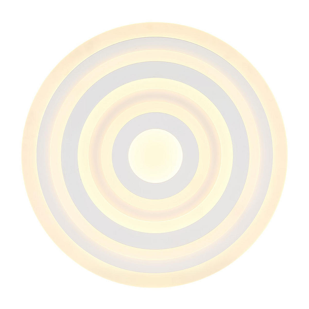 LED DECKENLEUCHTE Metall Weiß - Weiß, Metall (49/49/5cm) - Globo Lighting