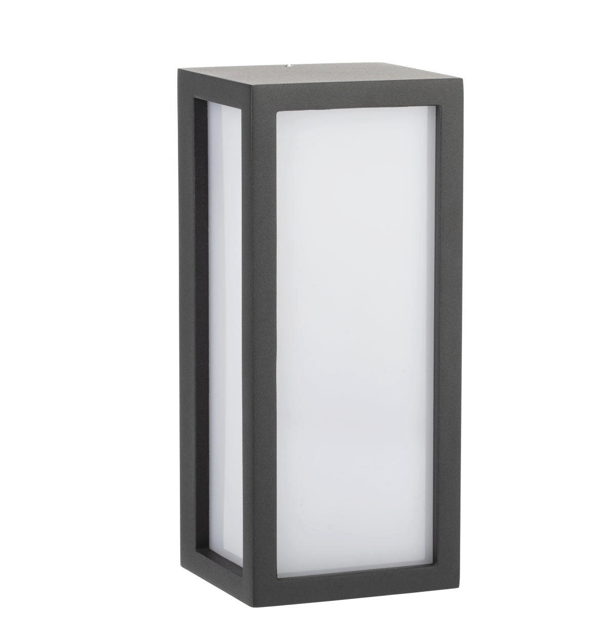 AUSSENWANDLEUCHTE Schwarz E27 Opal Diffusor IP54 - Schwarz, Metall (11/25/10.5cm) - CGC Europe