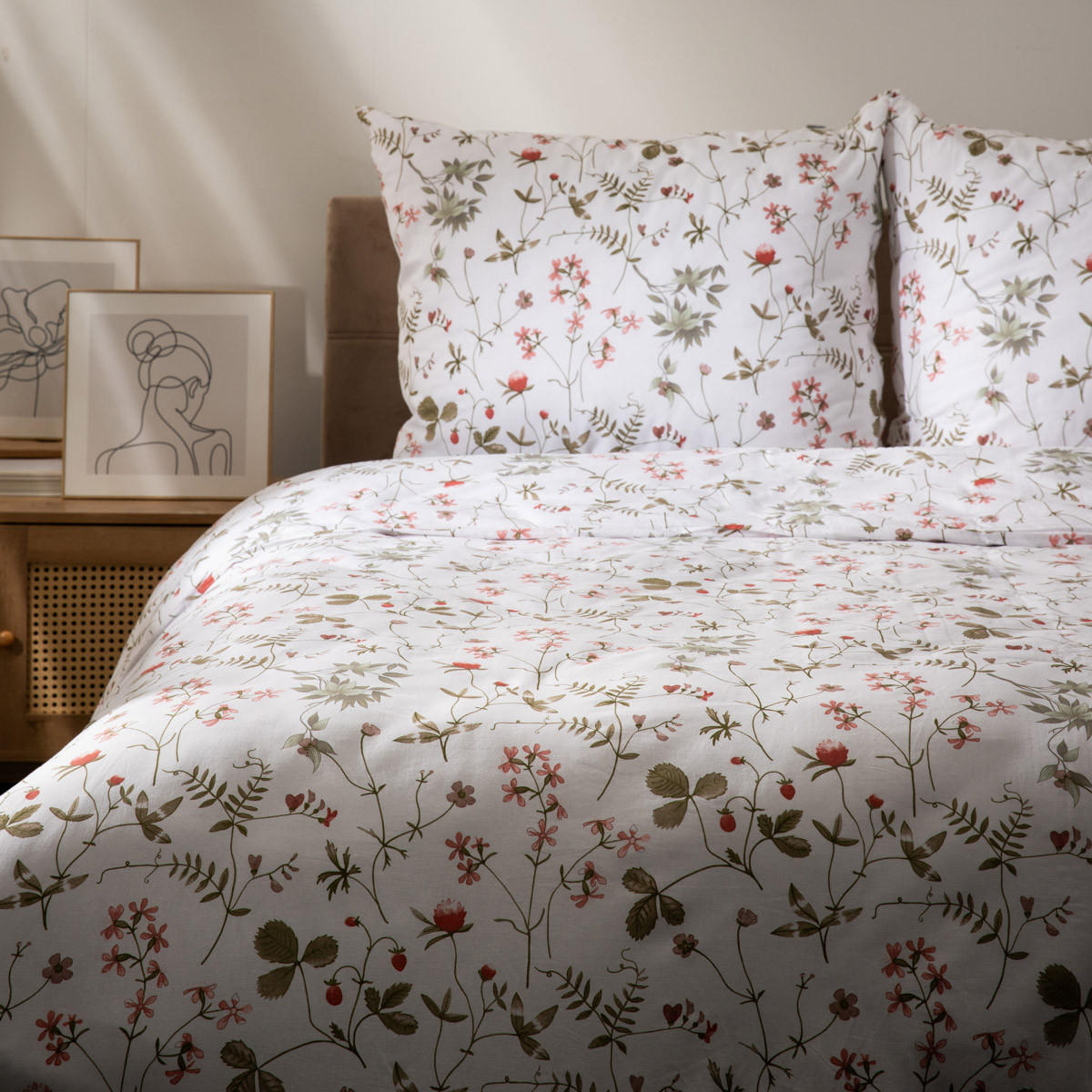 BETTWÄSCHE Emaly Baumwolle 220/200 cm - Multicolor, Textil (220/200cm) - Homla
