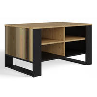 COUCHTISCH Slim Artisan, Schwarz 90/50/58 - Schwarz, Holzwerkstoff (58/90/50cm) - RAUMHIRSCH FURNITURE