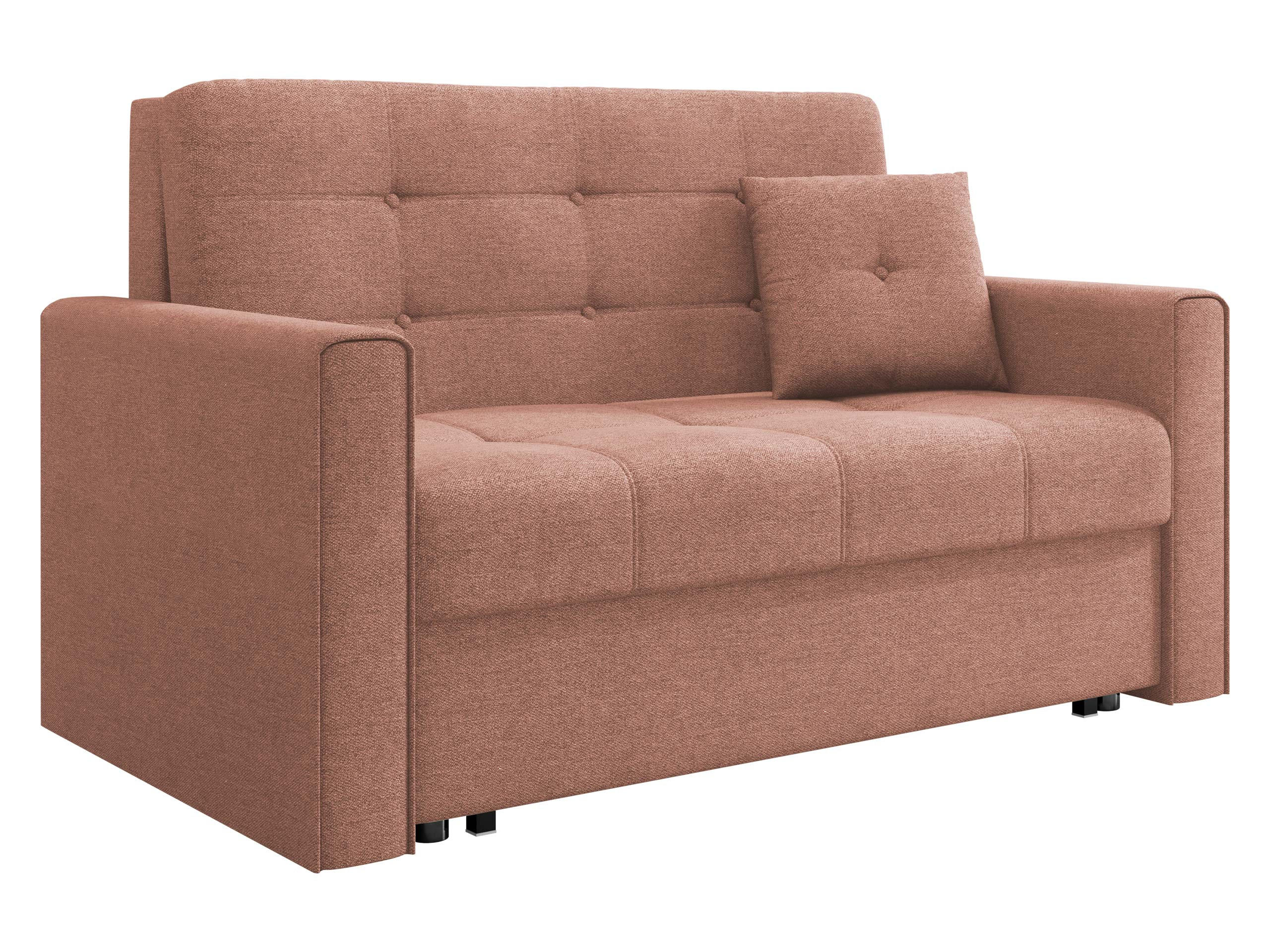 SCHLAFSOFA Viva Lux II - Rosa, Holz/Textil (133/85/98cm) - MIRJAN24