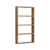 WANDREGAL mit 4 Ablagen - lya 43,2/9/80 cm - Beige, Holzwerkstoff (9/80/43.2cm) - Calicosy