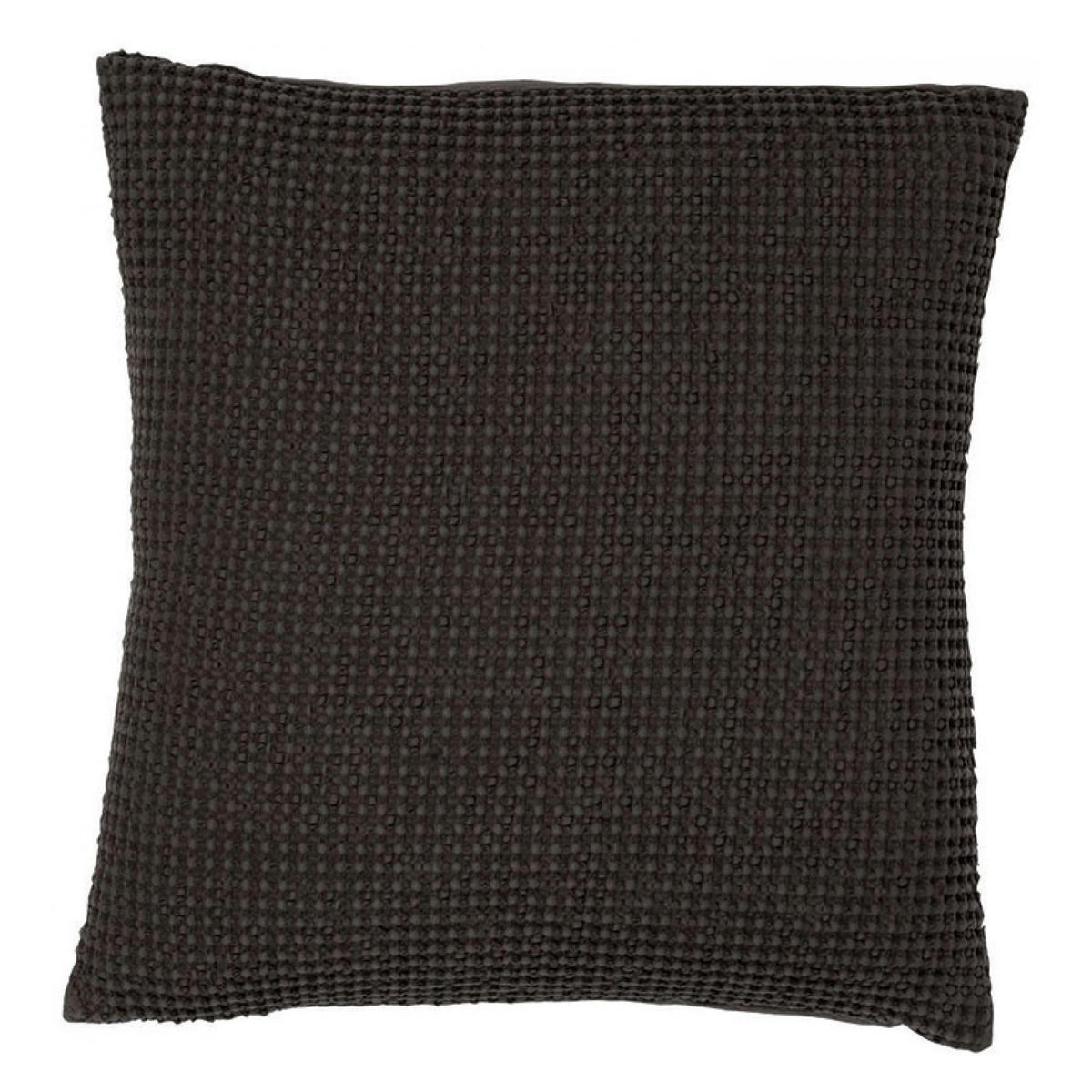 KISSEN Maia carbonfarben 45 x 45 cm - Anthrazit, Textil (45/45cm) - Vivaraise