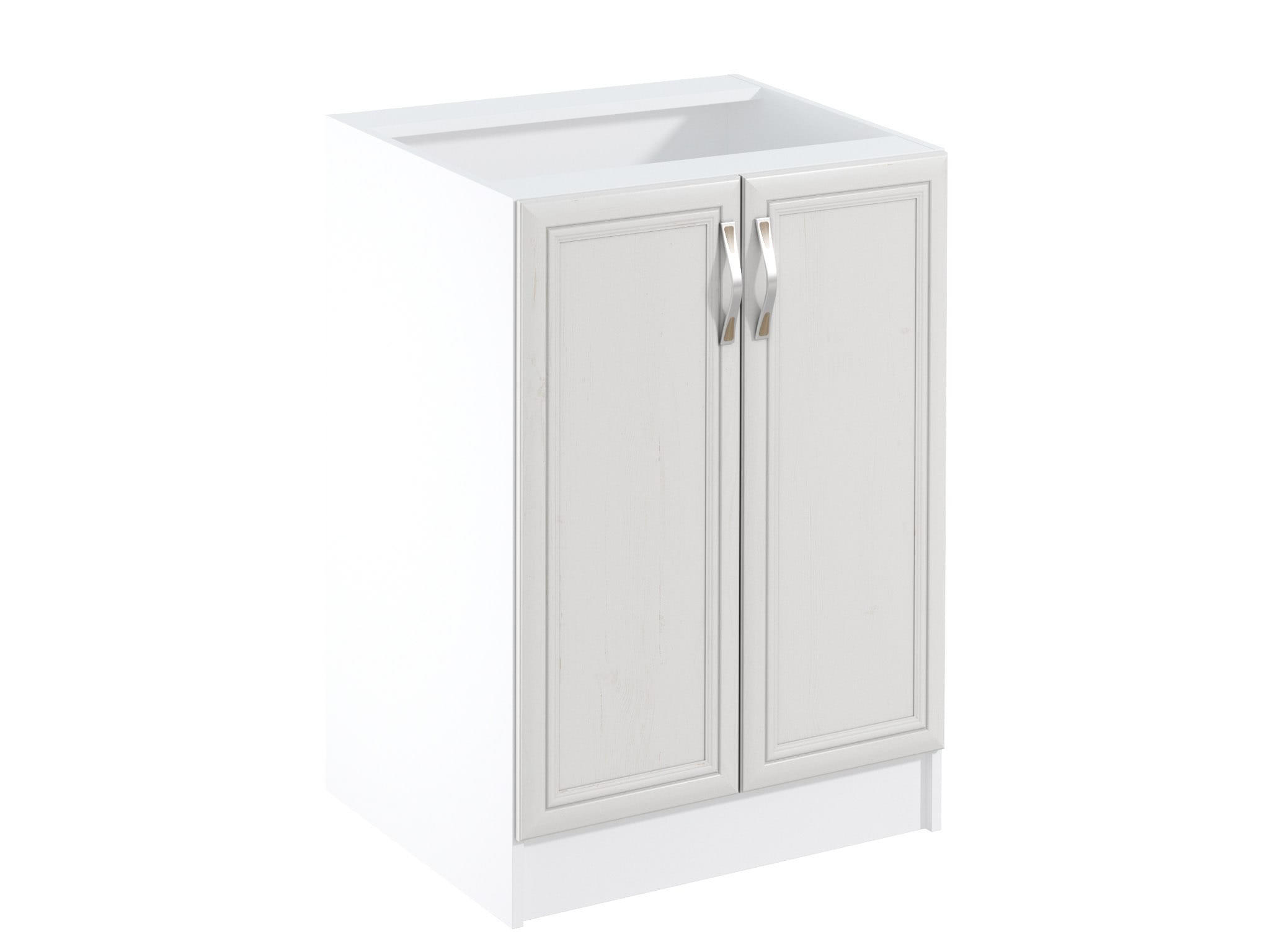 UNTERSCHRANK D60 – Sycylia Weiß – Weiß / Creme - Creme/Weiß, Holzwerkstoff (60/82/47cm) - ROYAL24_MARKT