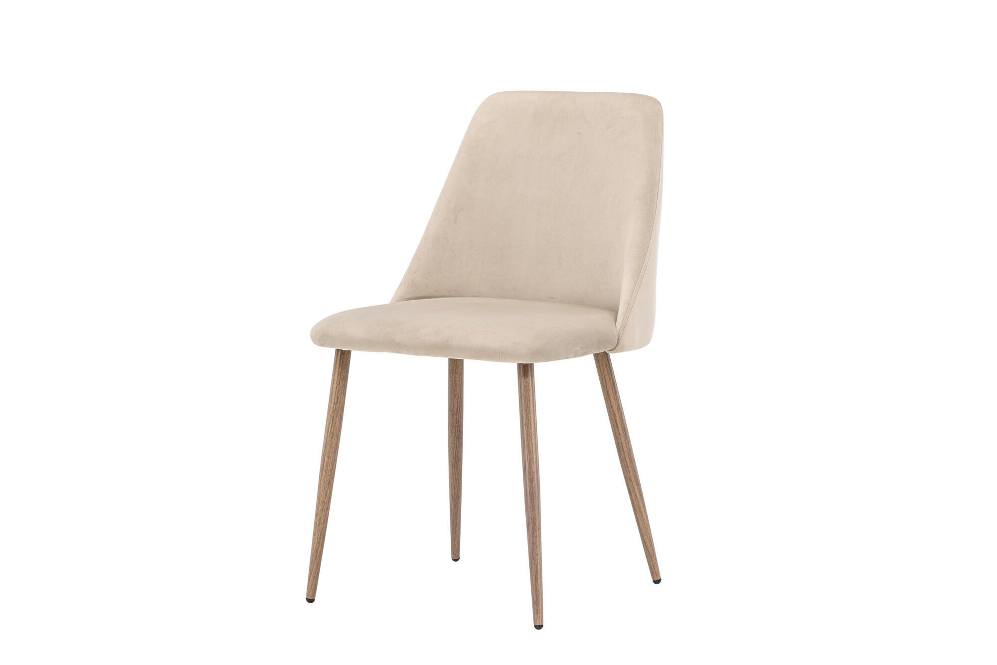 ESSZIMMERSTUHL NIGHT Beige 49x56x87 cm - Beige, Textil (49/87/56cm) - FURNLUX