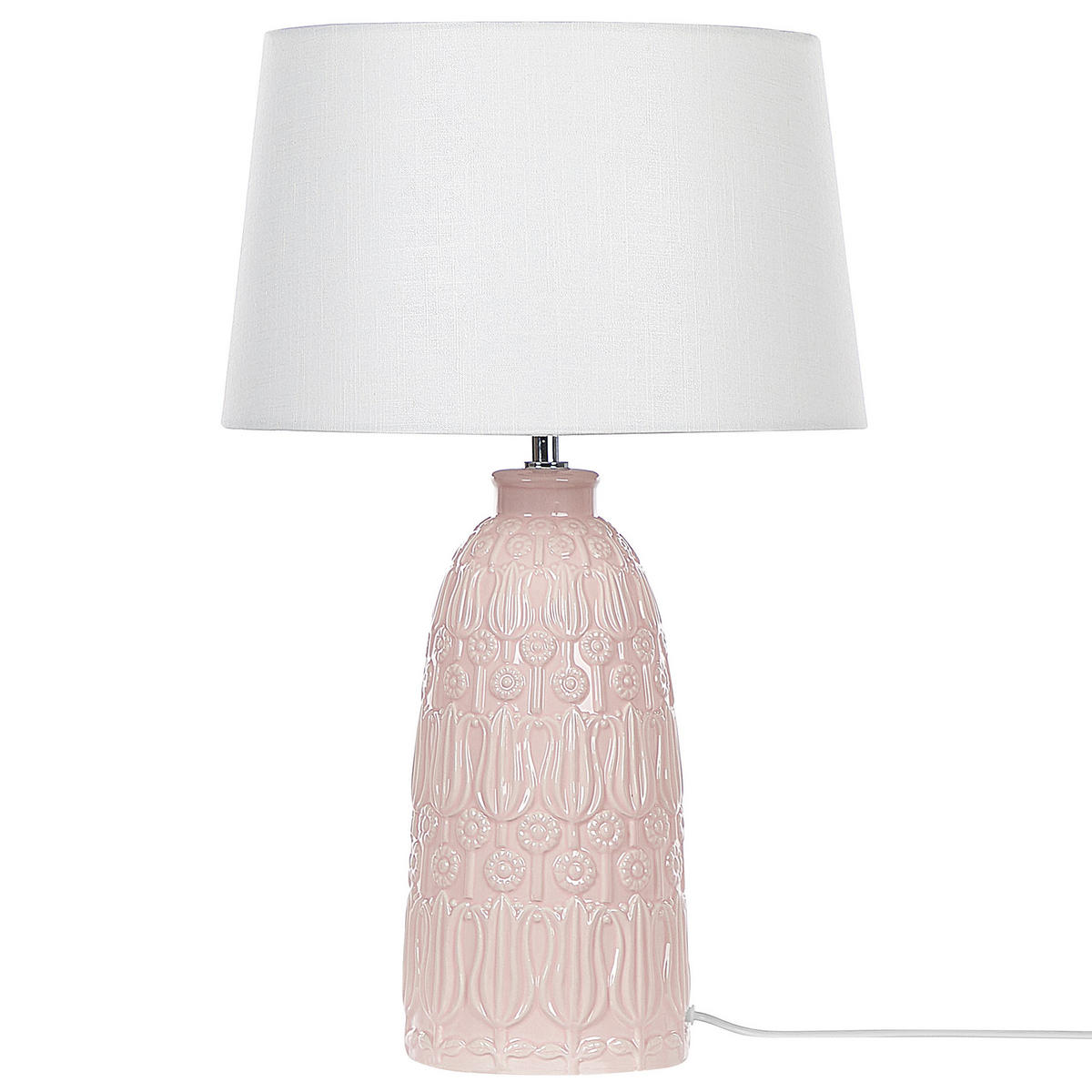 TISCHLAMPE Zarima 35/35/56 cm - Pink, Keramik (35/35/56cm) - Beliani
