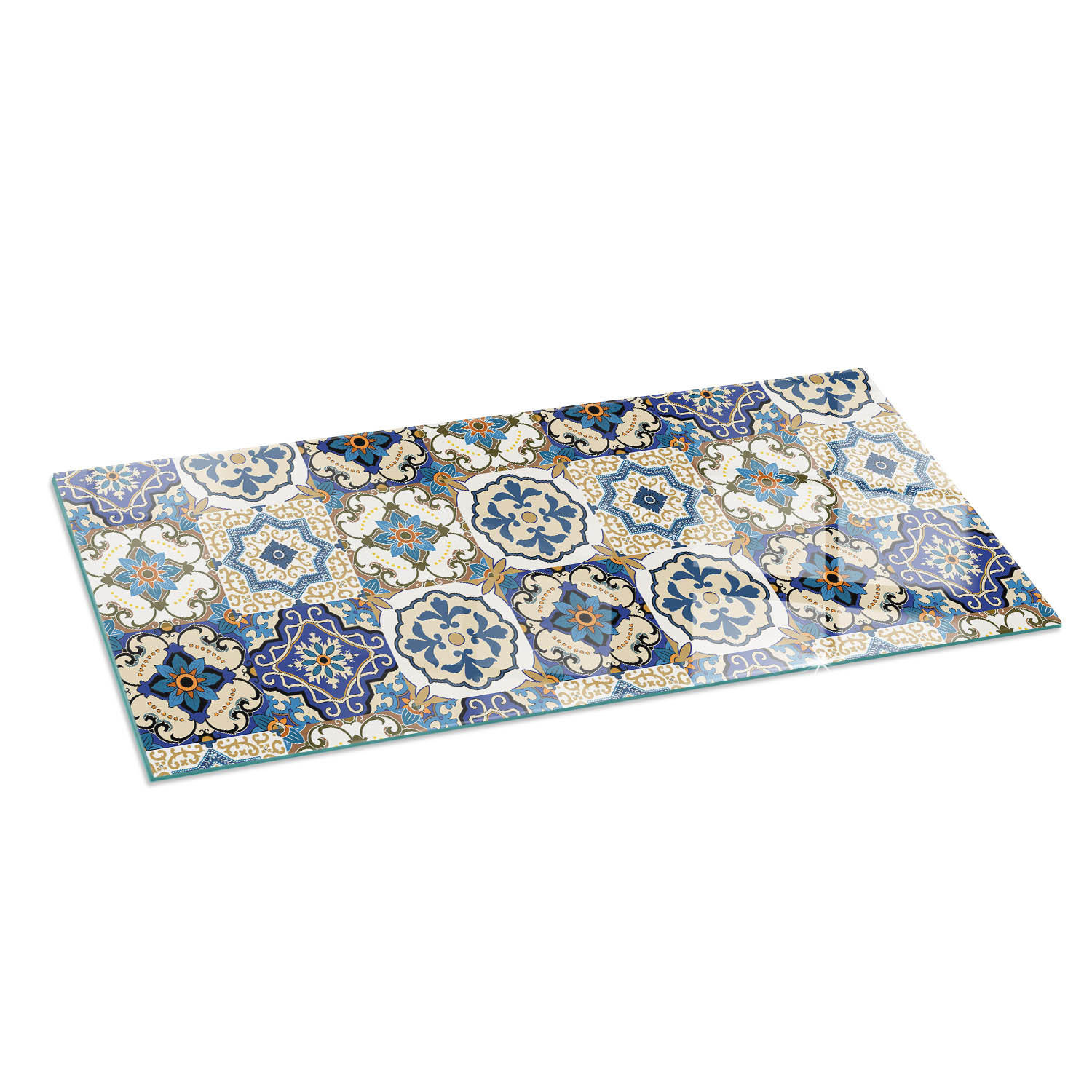 ArtPrintCave Glasplatte Blau 125x50x0.4 cm