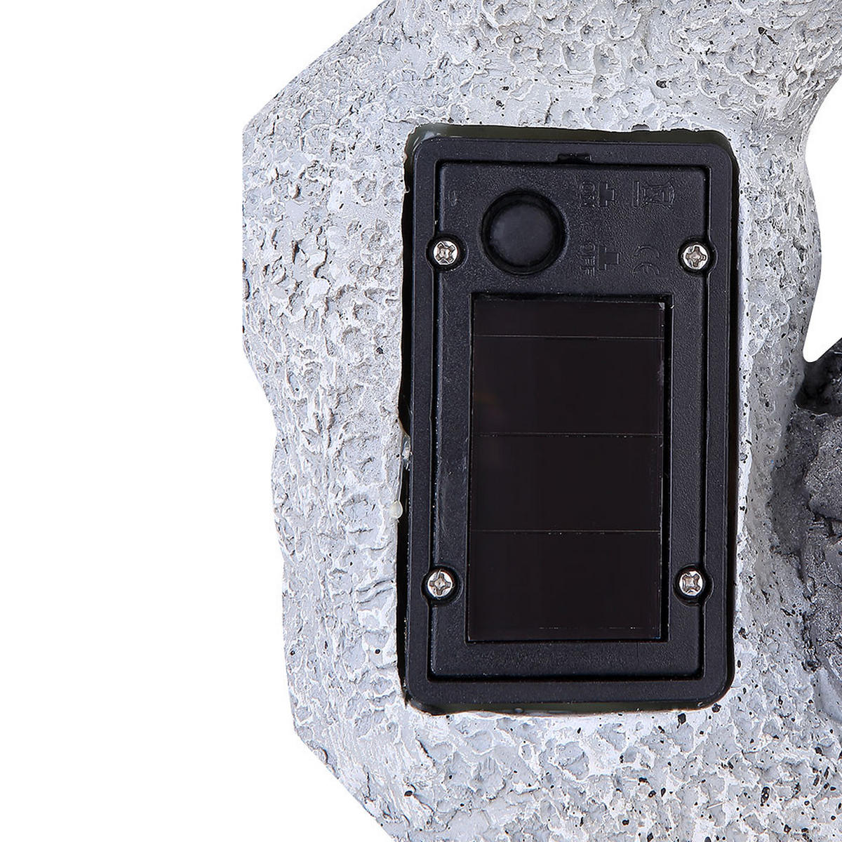 LED AUSSENLEUCHTE Solar Schnecke Grau - Grau, Kunststoff (19.5/10.5/20cm) - Globo Lighting