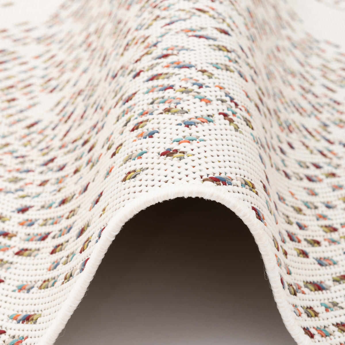 IN & OUTDOOR TEPPICH CAMPUS PIXEL RAUTEN - Beige, Textil (120/170cm) - Pergamon