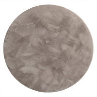 HOCHFLORTEPPICH 100/100 cm Soft 380 - Taupe, Textil (100/100cm) - Paco Home