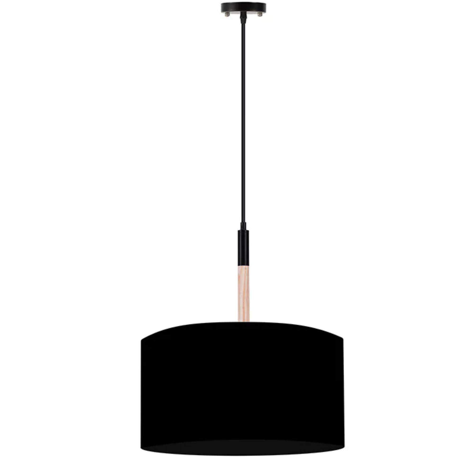 Konsimo® Hängeleuchte Schwarz 40x44x40 cm