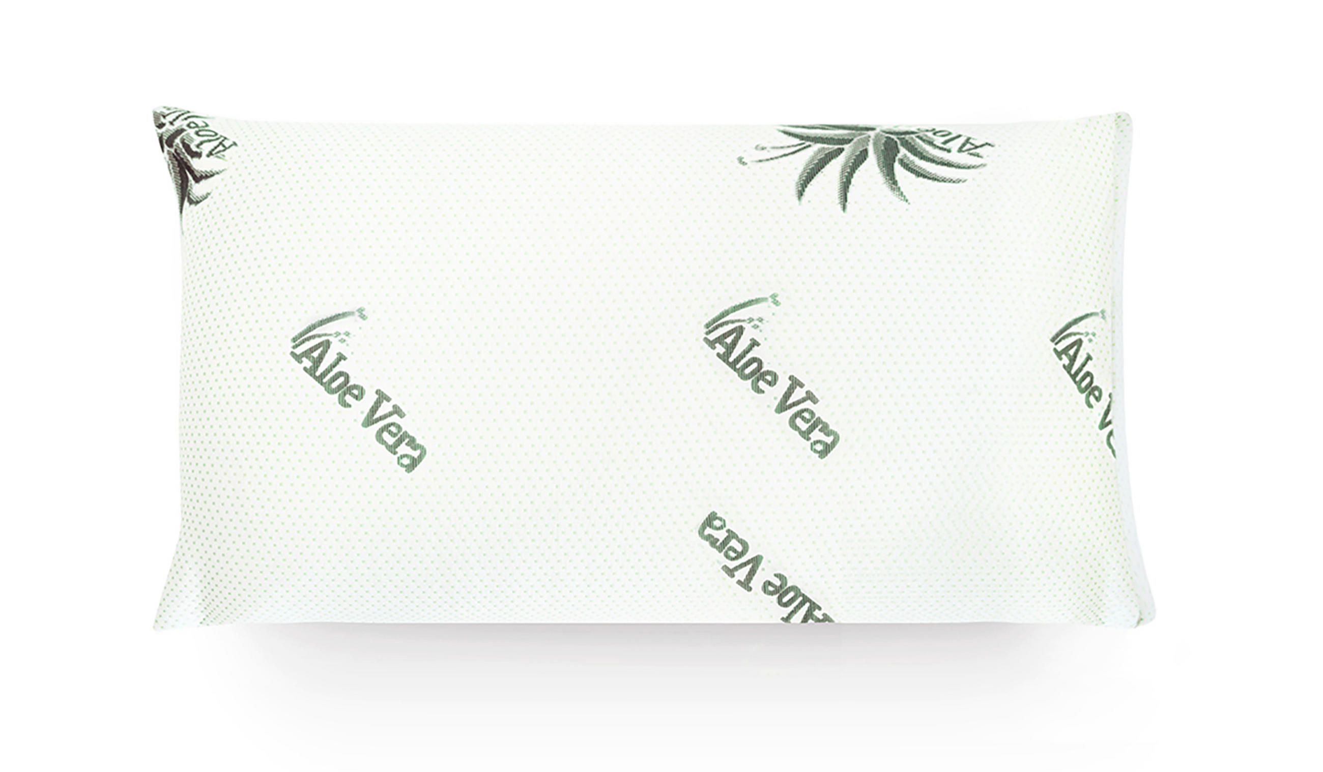 KISSEN 40x80 cm - Weißes Memory Foam Kopfkissen mit Aloe Vera Bezug - Weiß, Textil (40/80cm) - Mister Sandman