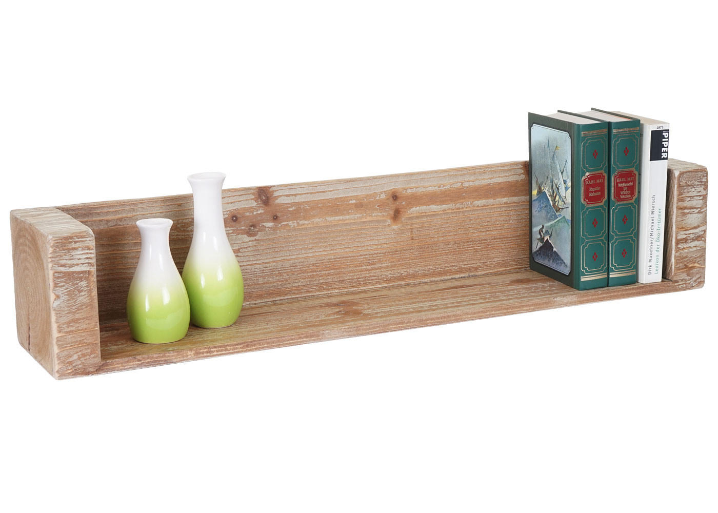 WANDREGAL Braun - Braun, Holz (84/19/18cm) - MCW