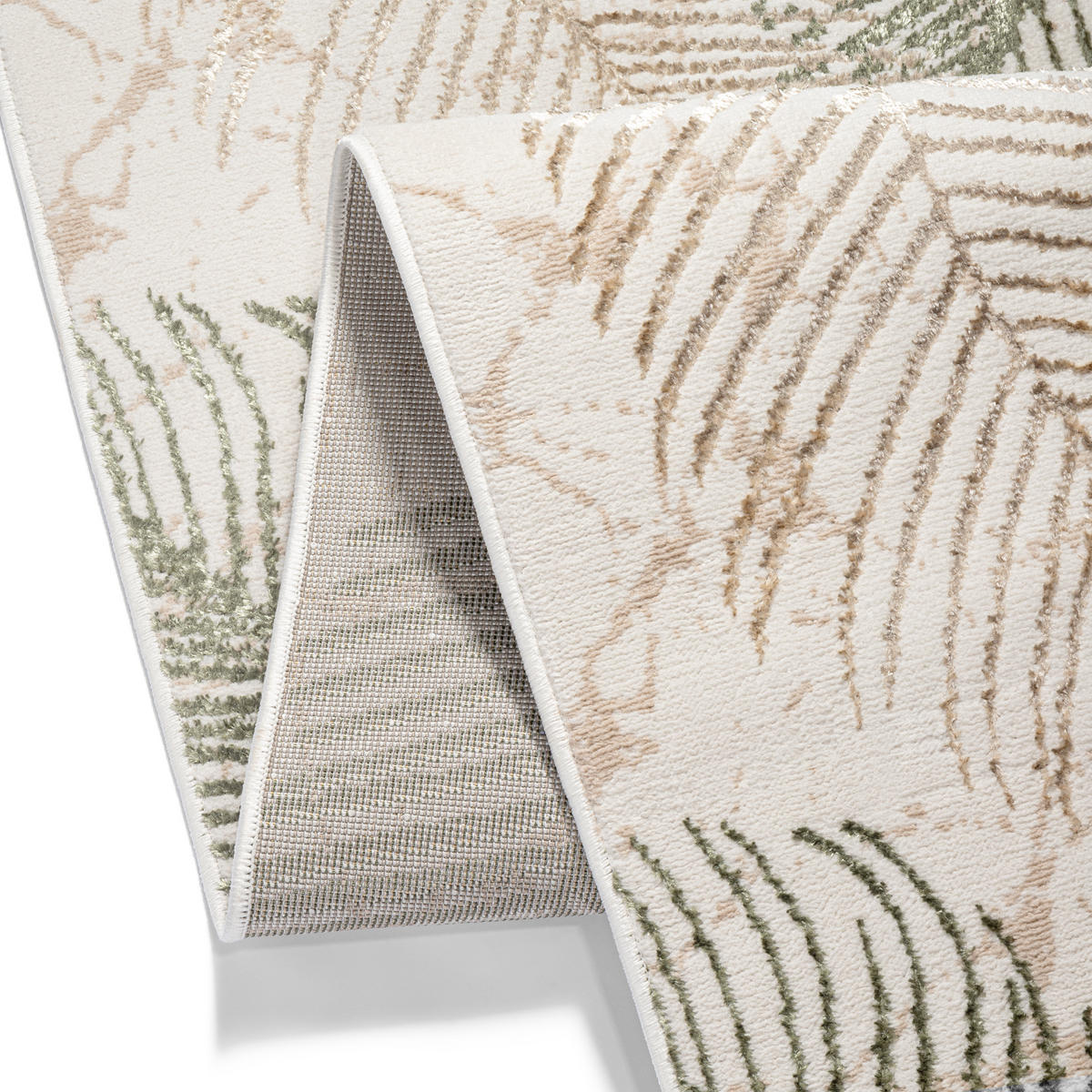 TEPPICHLÄUFER CRYSTAL hellgrün natur 80/300 cm - Hellgrün, Textil (80/300cm) - Tapiso