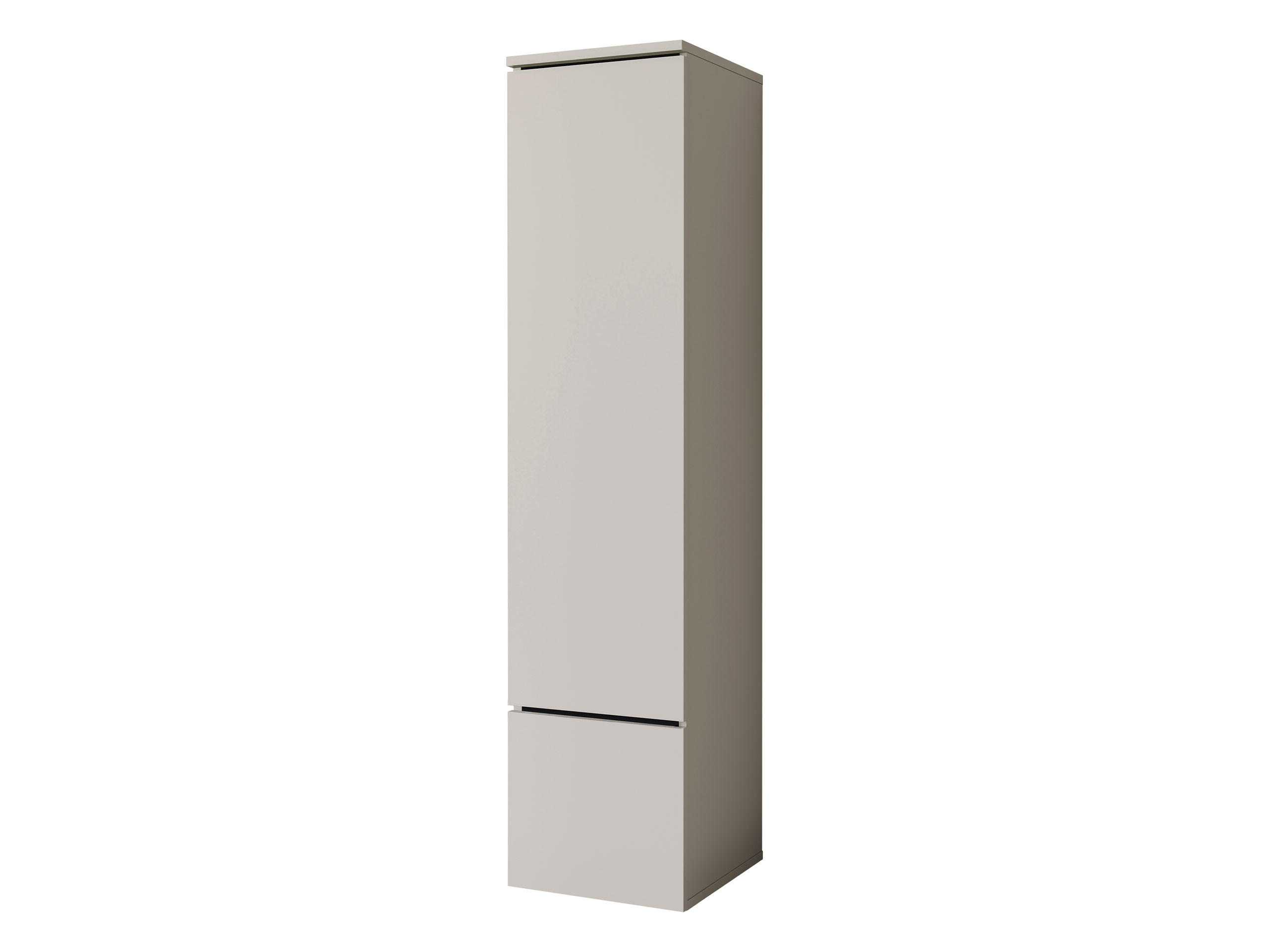 HÄNGEVITRINE Vera 001 mit LED Beleuchtung - Kaschmir/Alufarben, Holzwerkstoff/Kunststoff (30/130/33cm) - MIRJAN24
