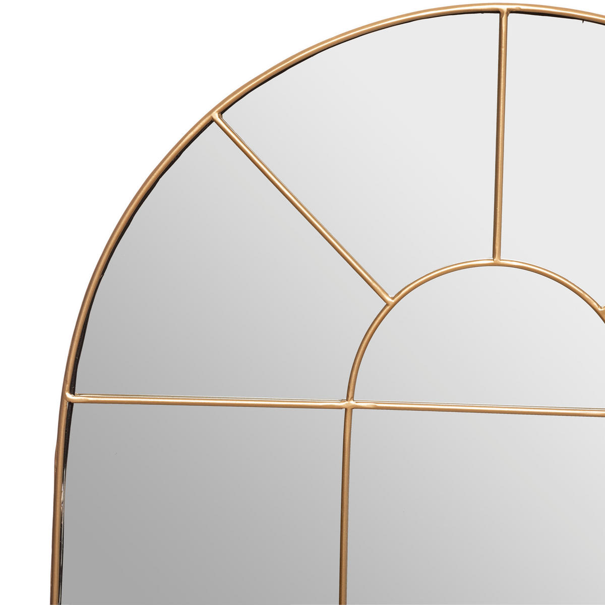 DEKOSPIEGEL Fenster-Optik Monica 54/2/74 cm - Goldfarben, Metall (2/74/54cm) - Atmosphera Createur d´interieur