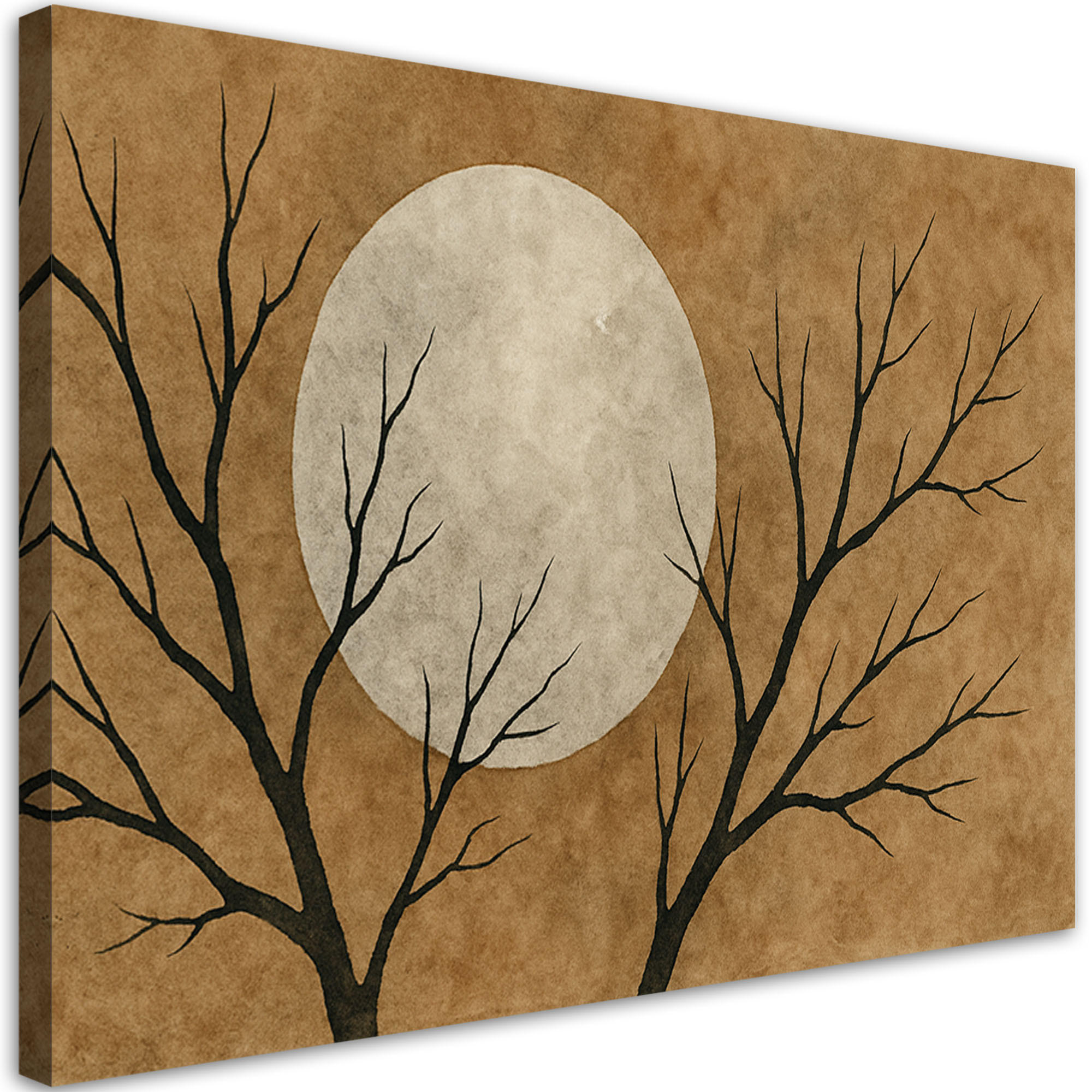 Feeby Leinwandbild Braun 100x70 cm