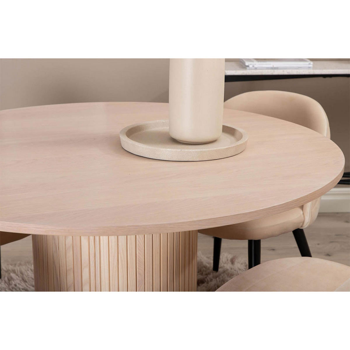 ESSGRUPPE 5-TLG. Bianca Beige - Beige, Holz/Holzwerkstoff (110/74/110cm) - ebuy24