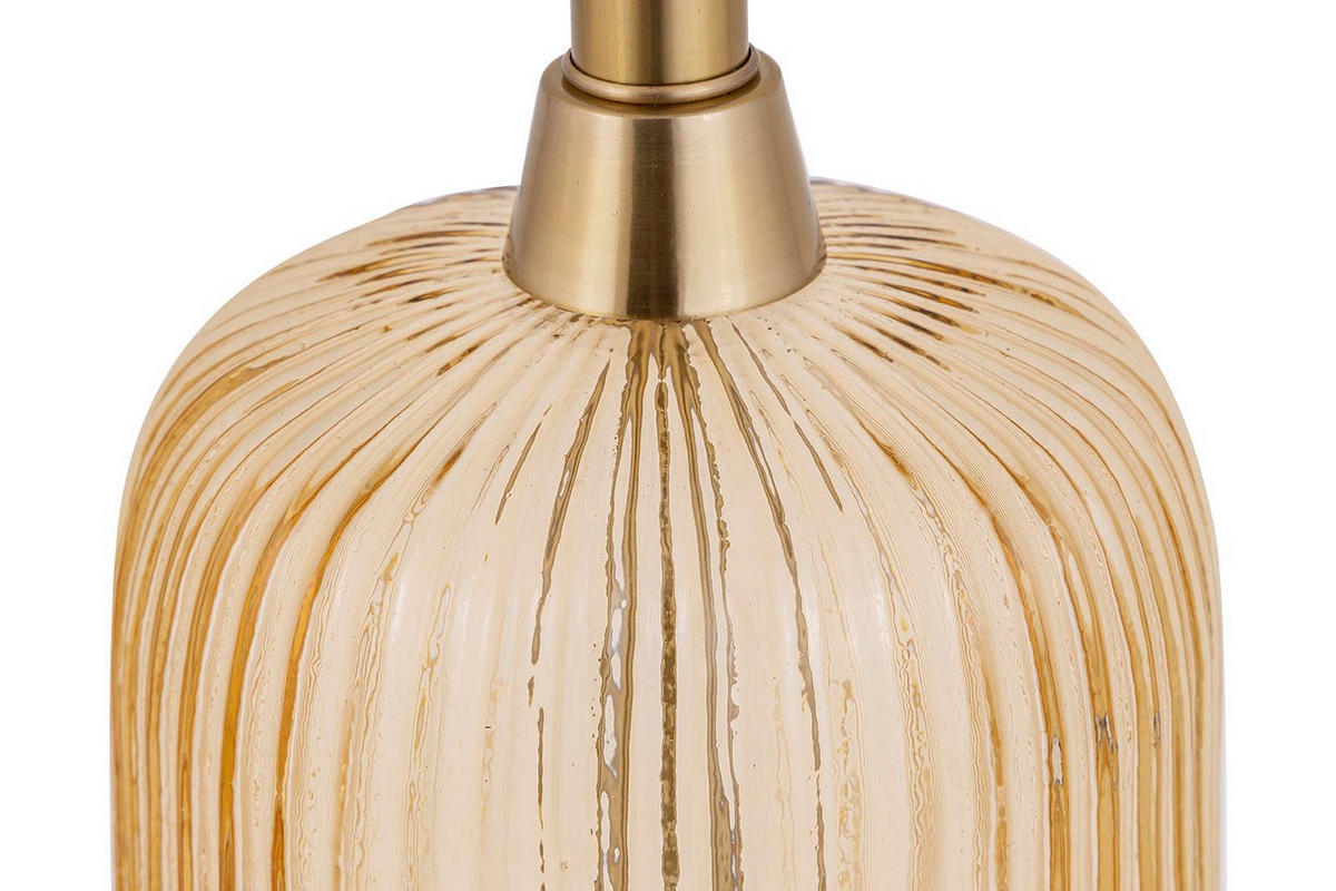 TISCHLAMPE Juliet Gold 17/17/42cm - Goldfarben, Glas (17/17/42cm) - PTMD Collection