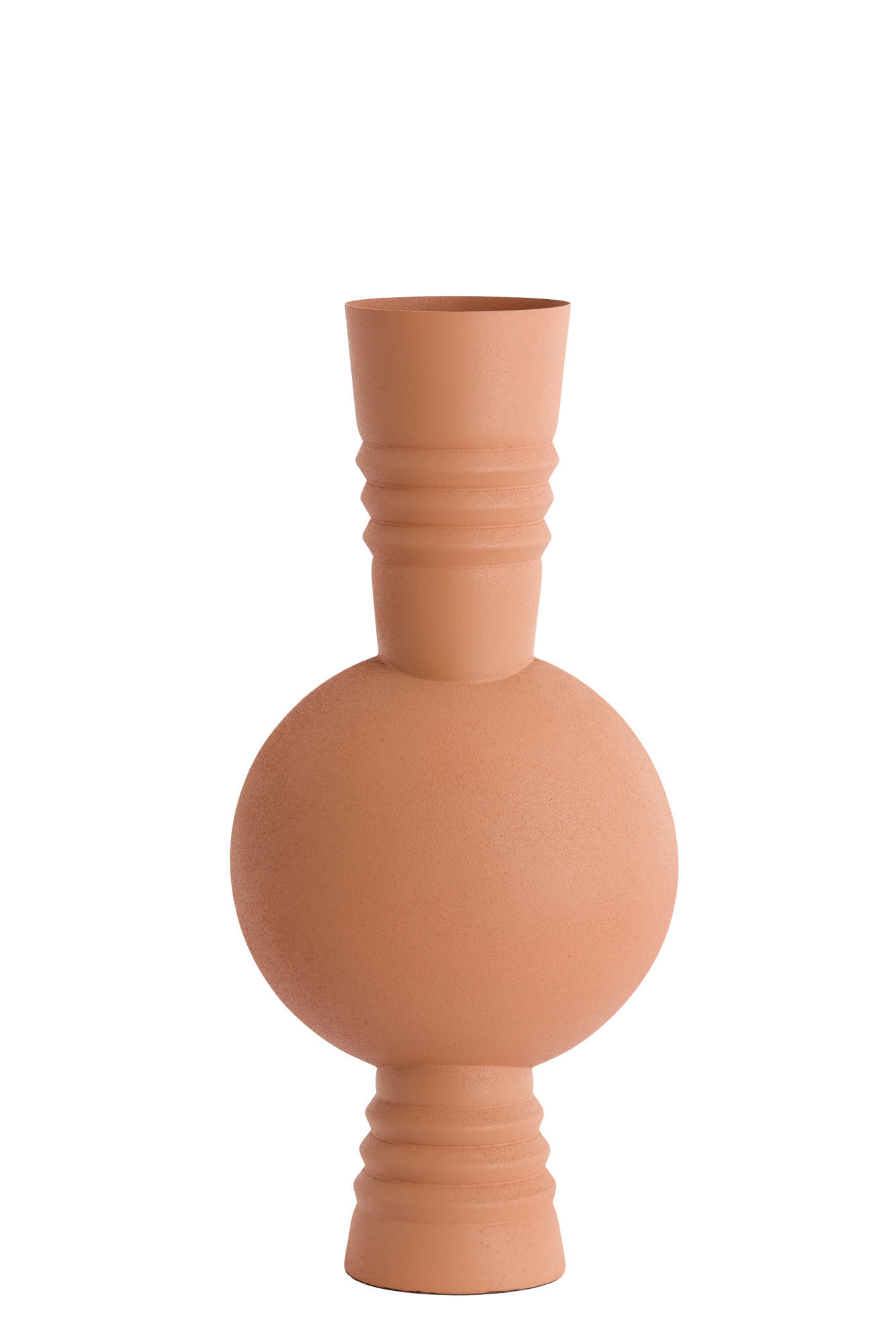 VASE Kavansi Orange 18/18/54,5 cm - Orange, Metall (54.5cm) - Light & Living