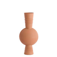VASE Kavansi Orange 18/18/54,5 cm - Orange, Metall (54.5cm) - Light & Living