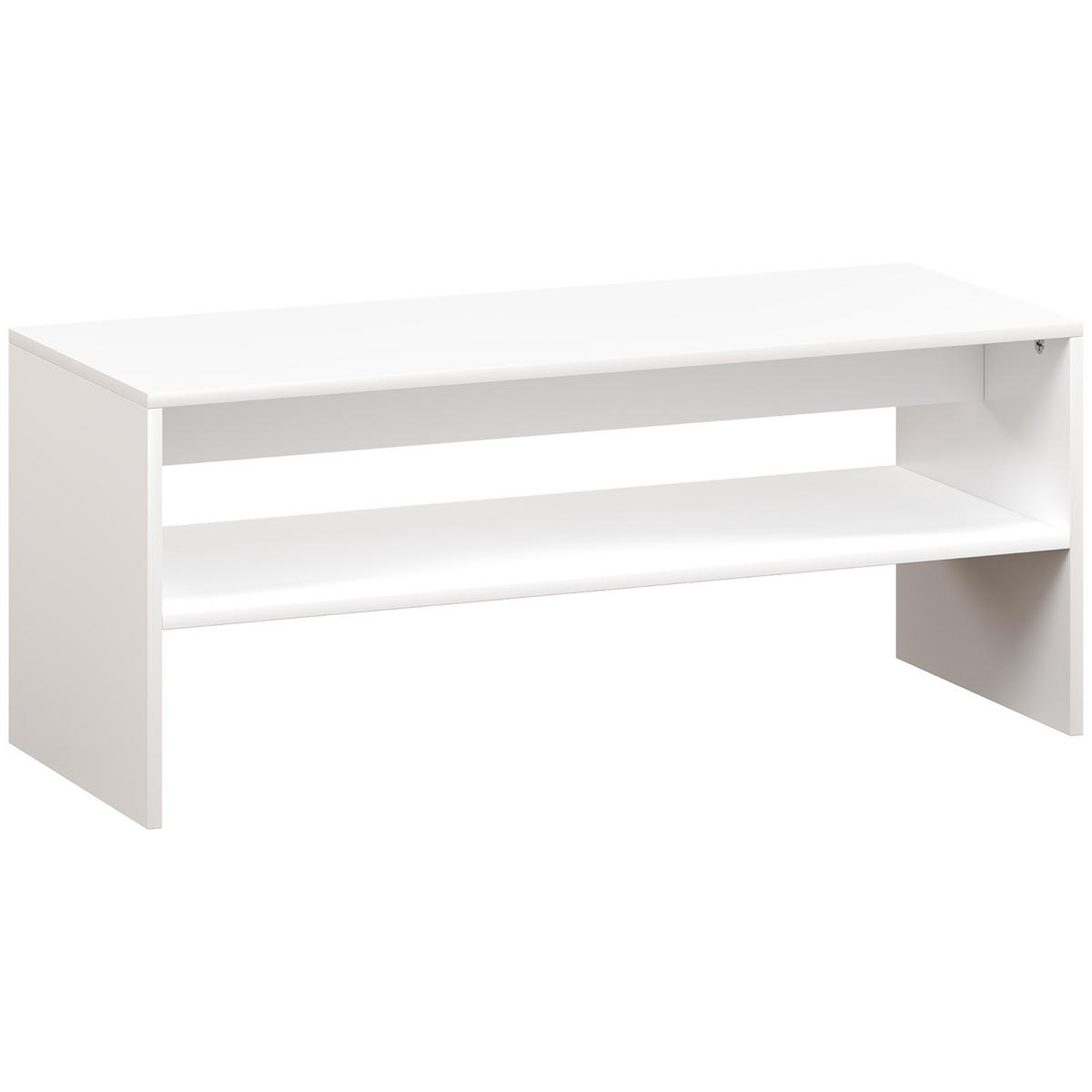 BEISTELLTISCH Weiß 1 Stück - Weiß, Kunststoff (100/40/41.5cm) - GiPP