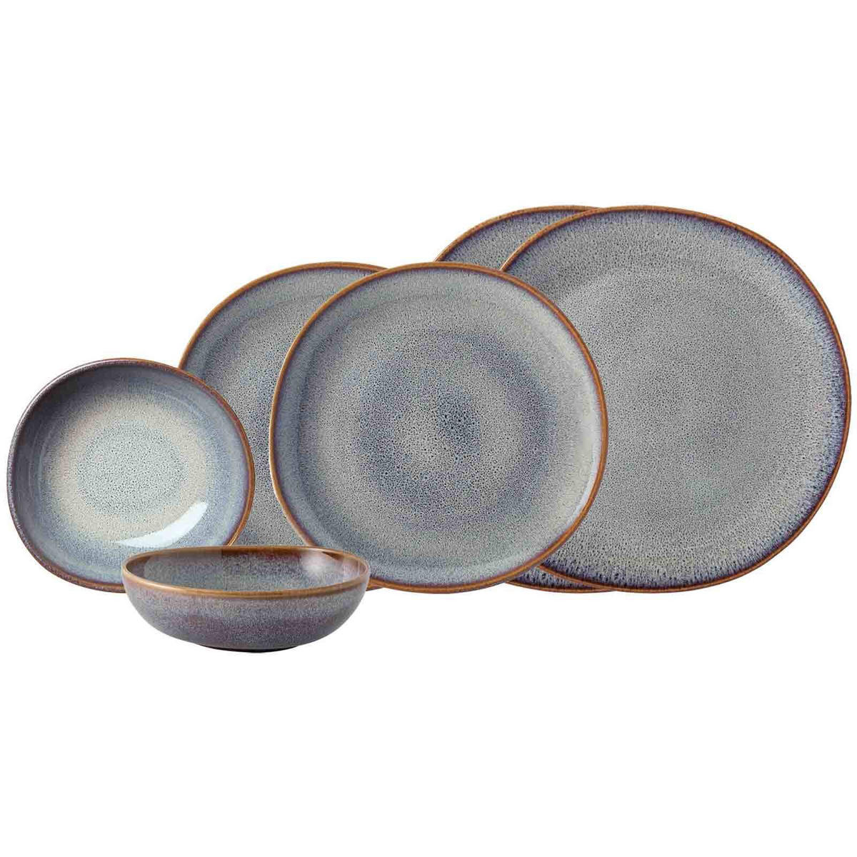 BASIC-SET Lave Beige 6er Set - Beige, Keramik (1/1/1cm) - like.Villeroy & Boch