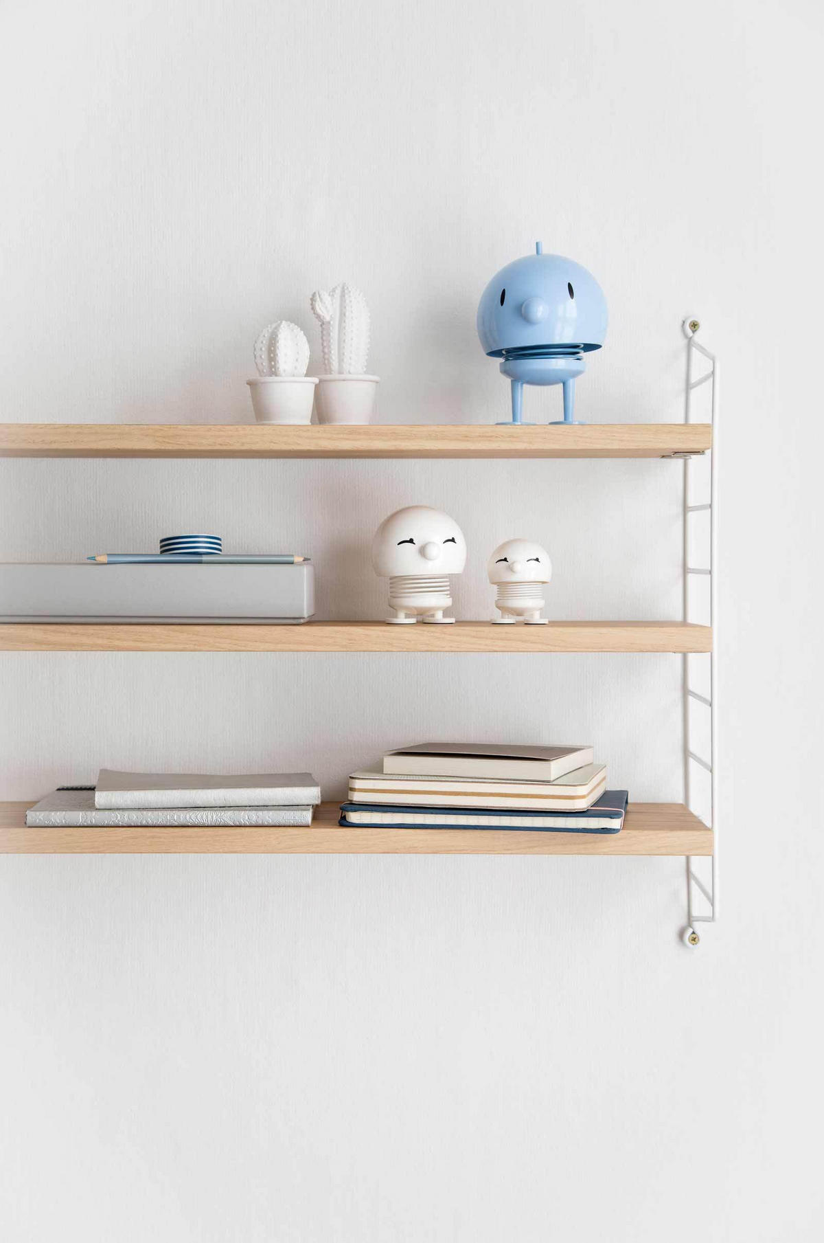 DEKOFIGUR Bimble M weiß 9,5 cm - Weiß, Kunststoff (8.5/9.5/7.4cm) - Hoptimist