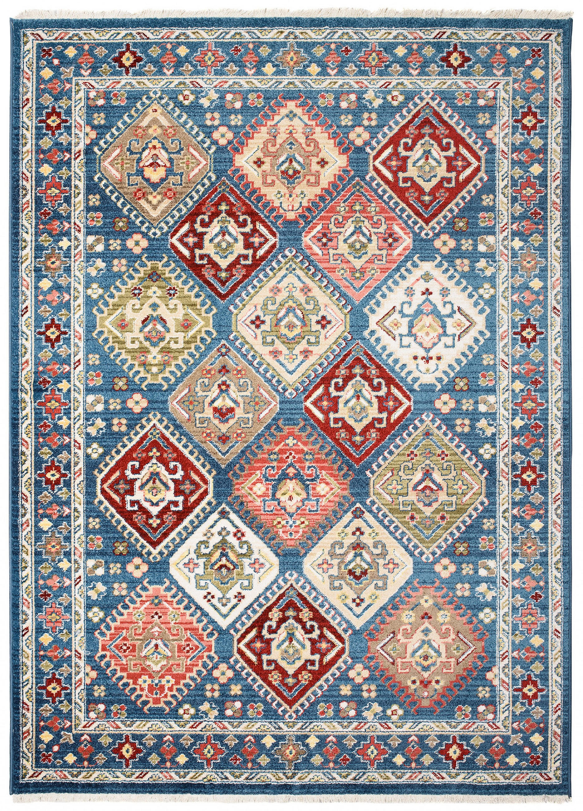 TEPPICH RIVIOLI Blau 80/150 cm - Blau, Textil (80/150cm) - Tapiso