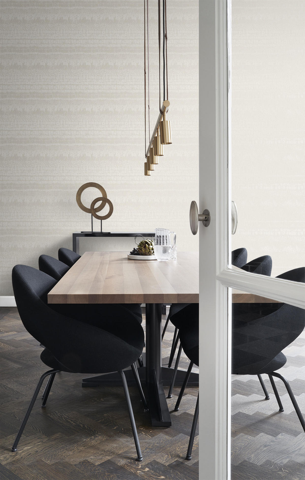 TAPETE Tierhautmuster 53 cm x 10.05 m - Weiß, Papier (53/1000cm) - Origin Wallcoverings