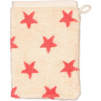 WASCHHANDSCHUH NEW STARS STERNE KLEIN 6261 BEIGE/PINK - 32 - Rosa, Textil (16/22cm) - Cawoe