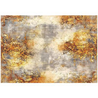 FOTOTAPETE Abstrakt Gold Vlies Tapete Wohnzimmer 250x175 - Multicolor, Papier (250/175cm) - Wallarena