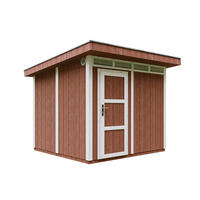HOLZ-GARTHENHAUS basis LP SmartSide 5,9m² mit B279xL293xH239 cm - M903 - REDWOOD RED - Rot, Holz (294/237/279cm) - Timbela