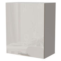 HÄNGESCHRANK Brerra W2/60 Weiß / RAL 9001 creme Hochglanz 60 / 32,5 / 72cm - Creme/Weiß, Holz/Holzwerkstoff (60/72/32.5cm) - Feldmann-Wohnen