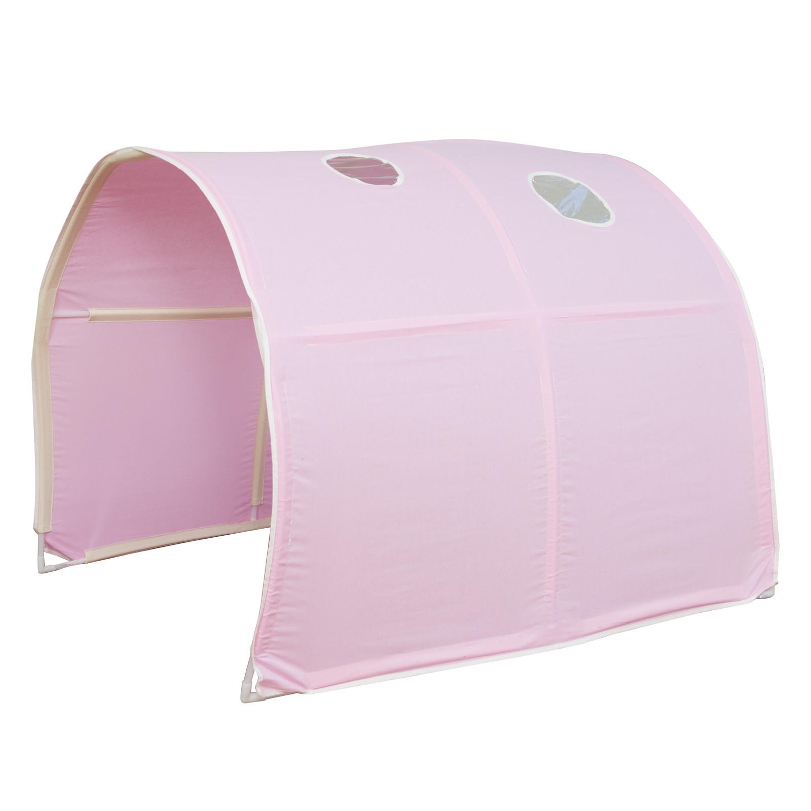 TUNNELSET für Hochbett 90 cm Rosa - Rosa, Textil (90/70/100cm) - Homestyle4u