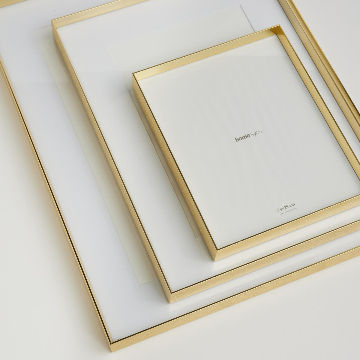 RAHMEN Anzi - Goldfarben, Metall (3/50/40cm) - home&you