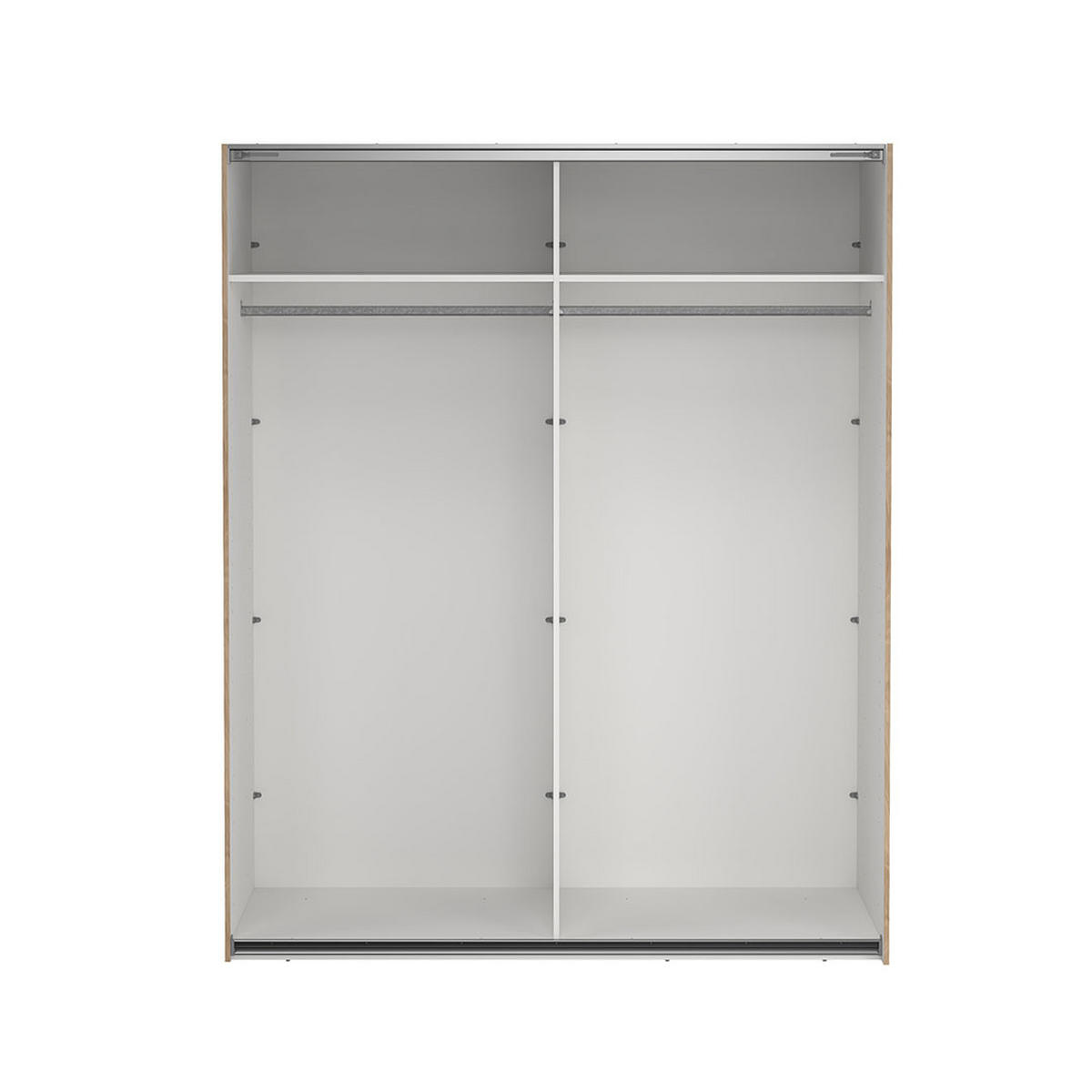 SCHIEBETÜRENSCHRANK, Como, Eiche, Holzwerkstoff, 179 x 67 x 221 cm - Eichefarben, Holzwerkstoff (179/221/67cm) - ebuy24