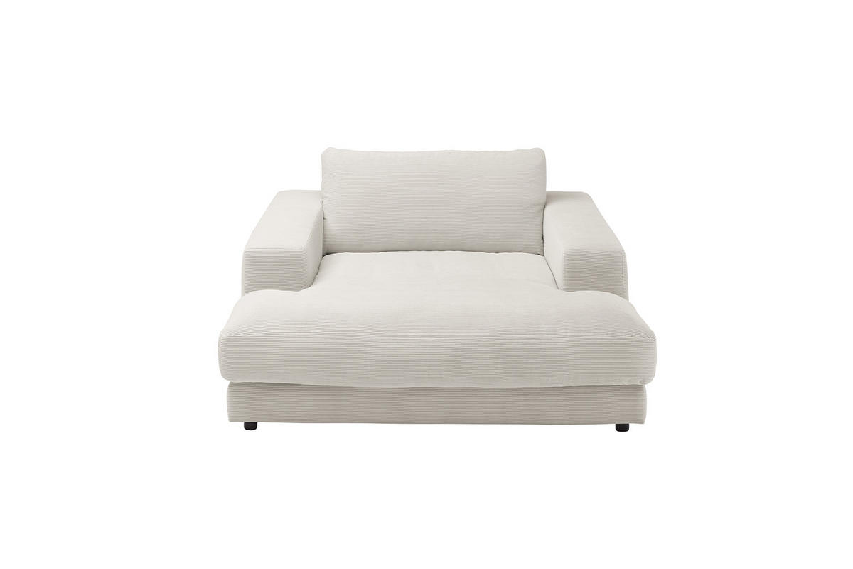 LONGSEAT MADELINE Silber Cord - Silberfarben/Schwarz, Kunststoff/Textil (150/86/170cm) - KAWOLA
