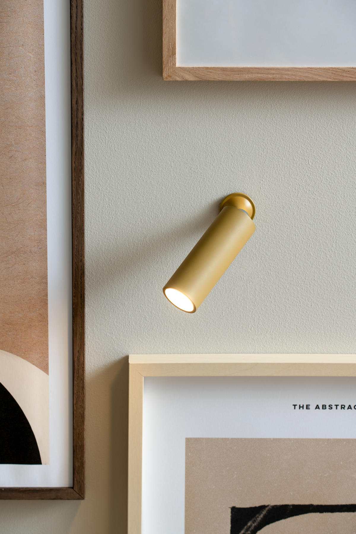 WANDLAMPE Paris LED - Braun - 14,5 cm - Hellbraun, Metall (14.5/14.5/14cm) - Leitmotiv
