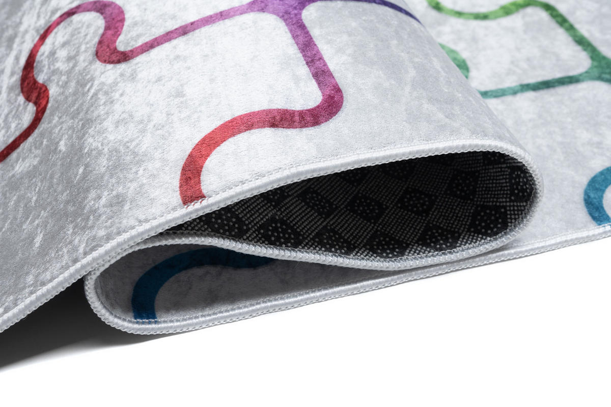 TEPPICH EMMA Grau 160/230 cm - Grau, Kunststoff (160/230cm) - Tapiso