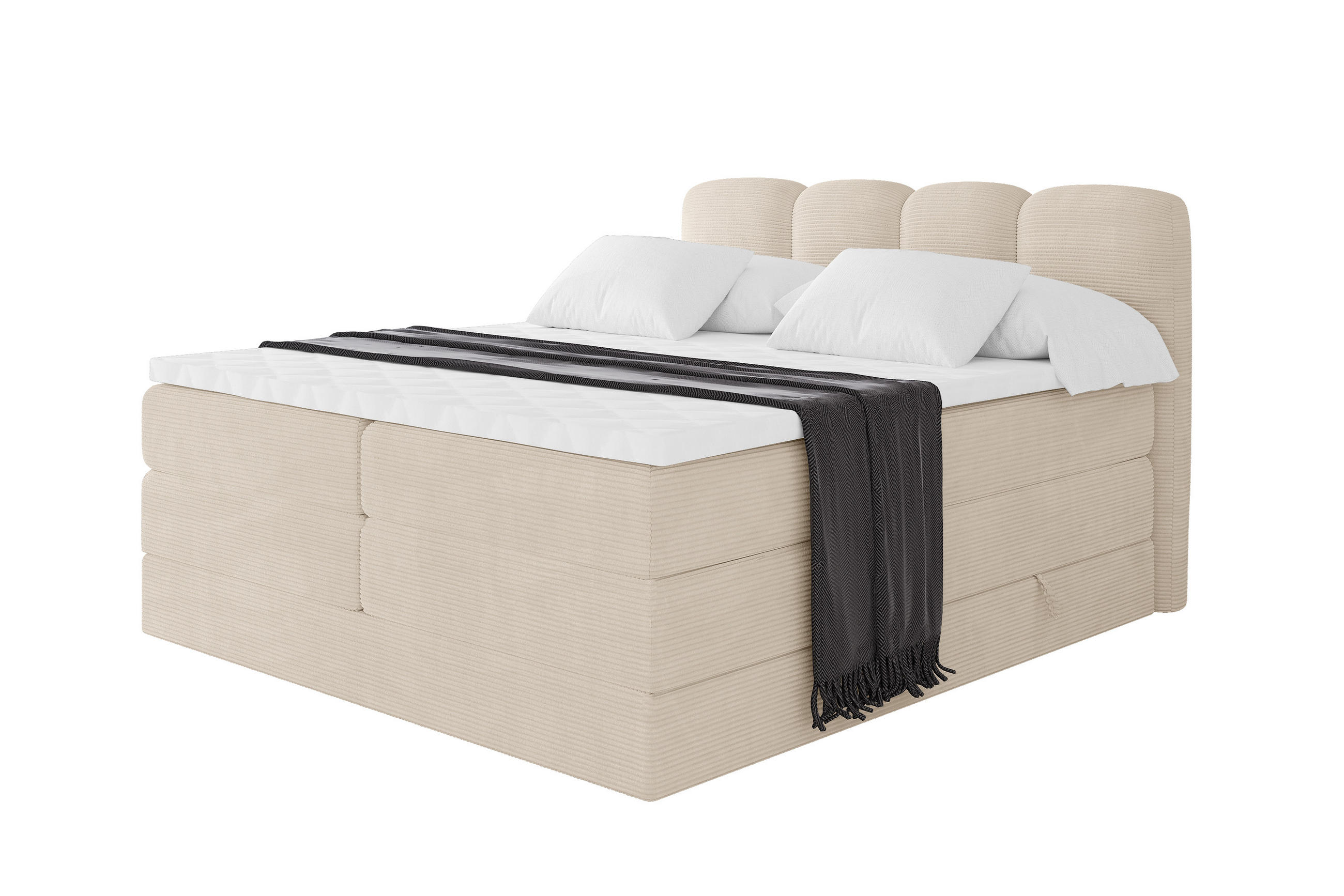 Altdecor Boxbett Ecru 200x200 cm