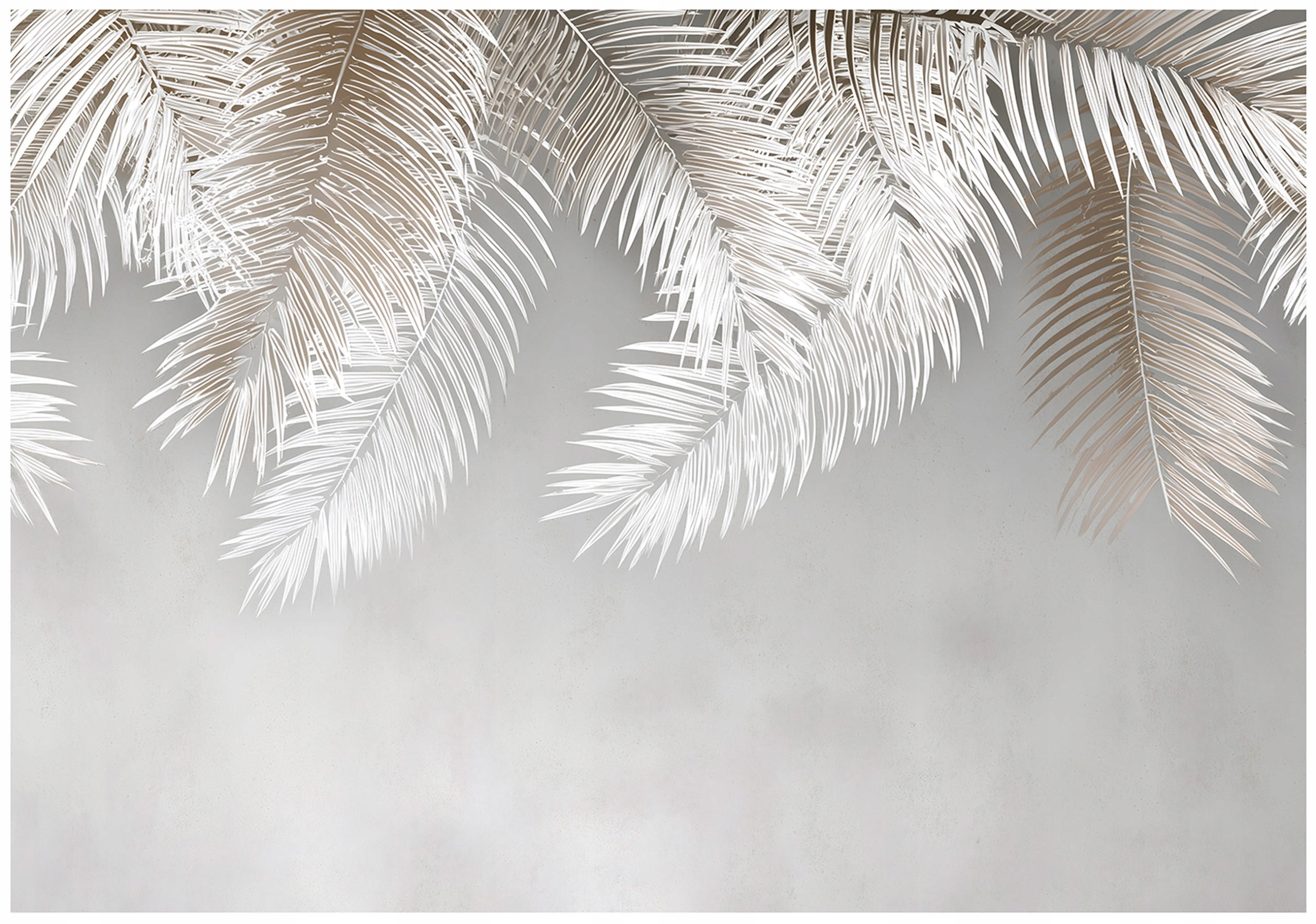 FOTOTAPETE Blätter Hängend Beige 350x250 cm - Multicolor, Papier (350/250cm) - Wallarena