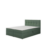 BOXBETT Toronto 180x200 Bonell-Matratze H3 und Topper - Silberfarben/Grün, Holz/Holzwerkstoff (180/200cm) - Ravio