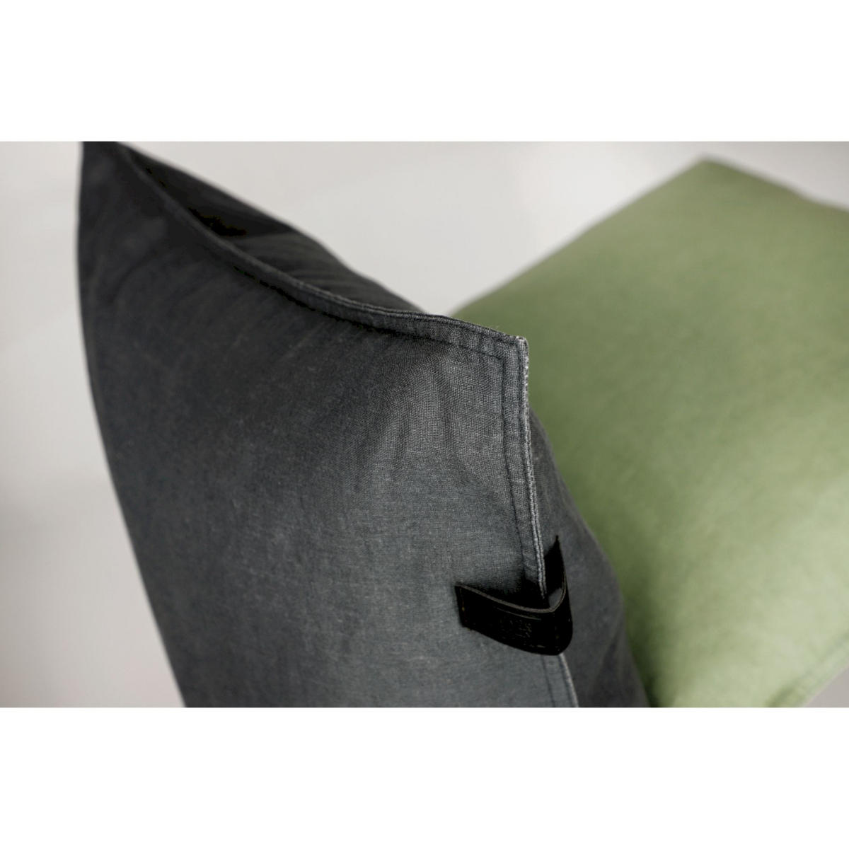 ZIERKISSENHÜLLE PLAY - Anthrazit, Textil (38/38cm) - Schöner Wohnen