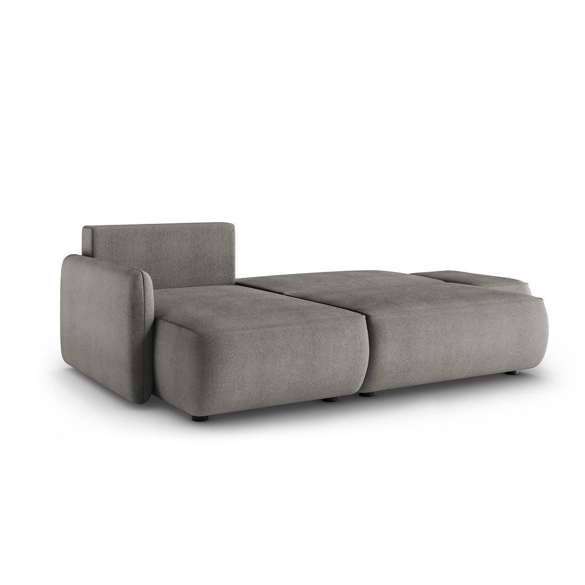ECKSOFA Alessio 3 Sitzplätze Grau - Grau, Holz (229/148cm) - Petits-meubles