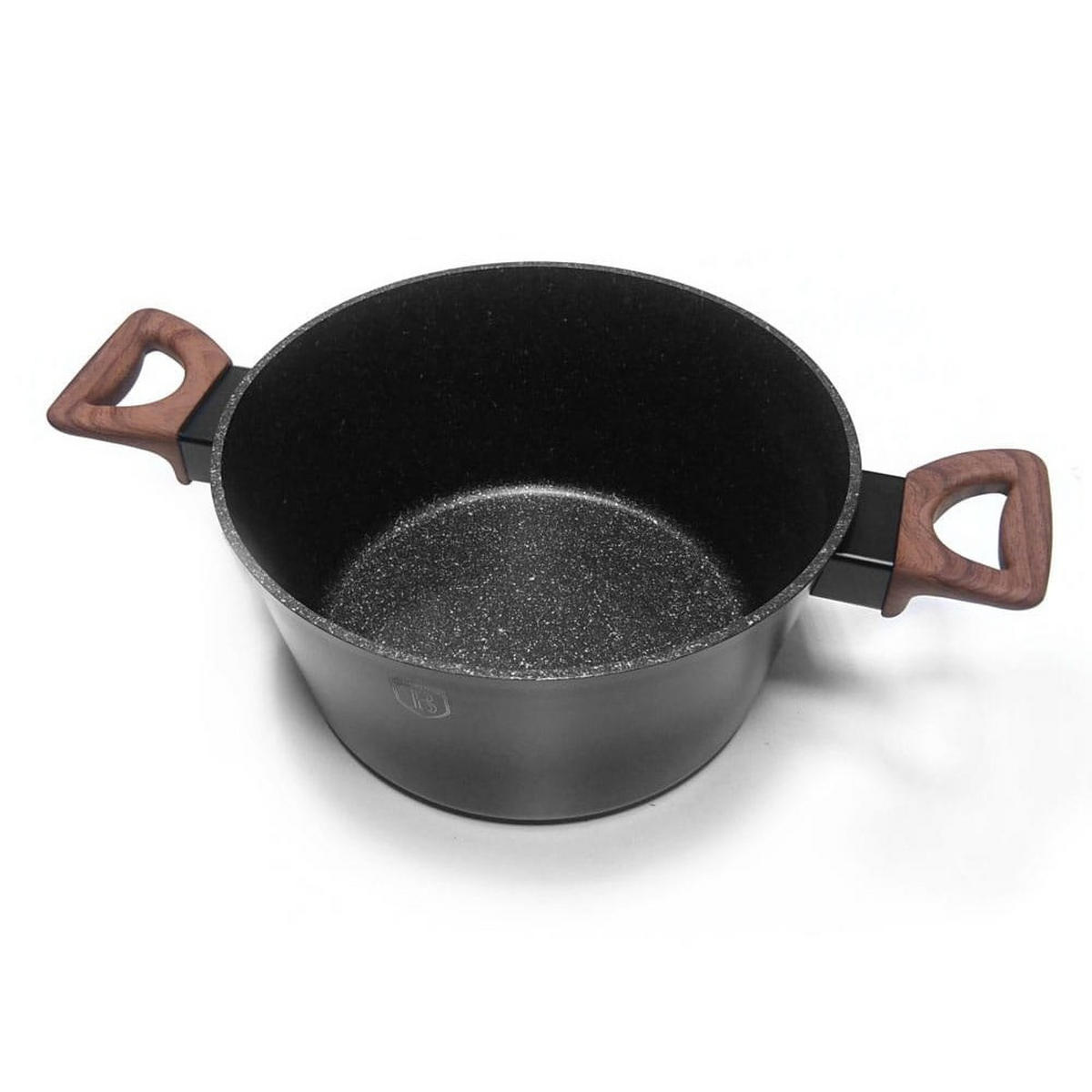 TOPF Schwarz 20/20/10.4 cm BH1716 - Schwarz, Metall (20cm) - Berlinger Haus