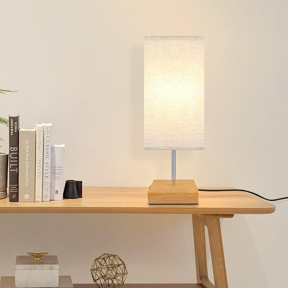 TISCHLAMPE Thorne 13/13/37 cm - Braun, Metall (13/13/37cm) - ZMH