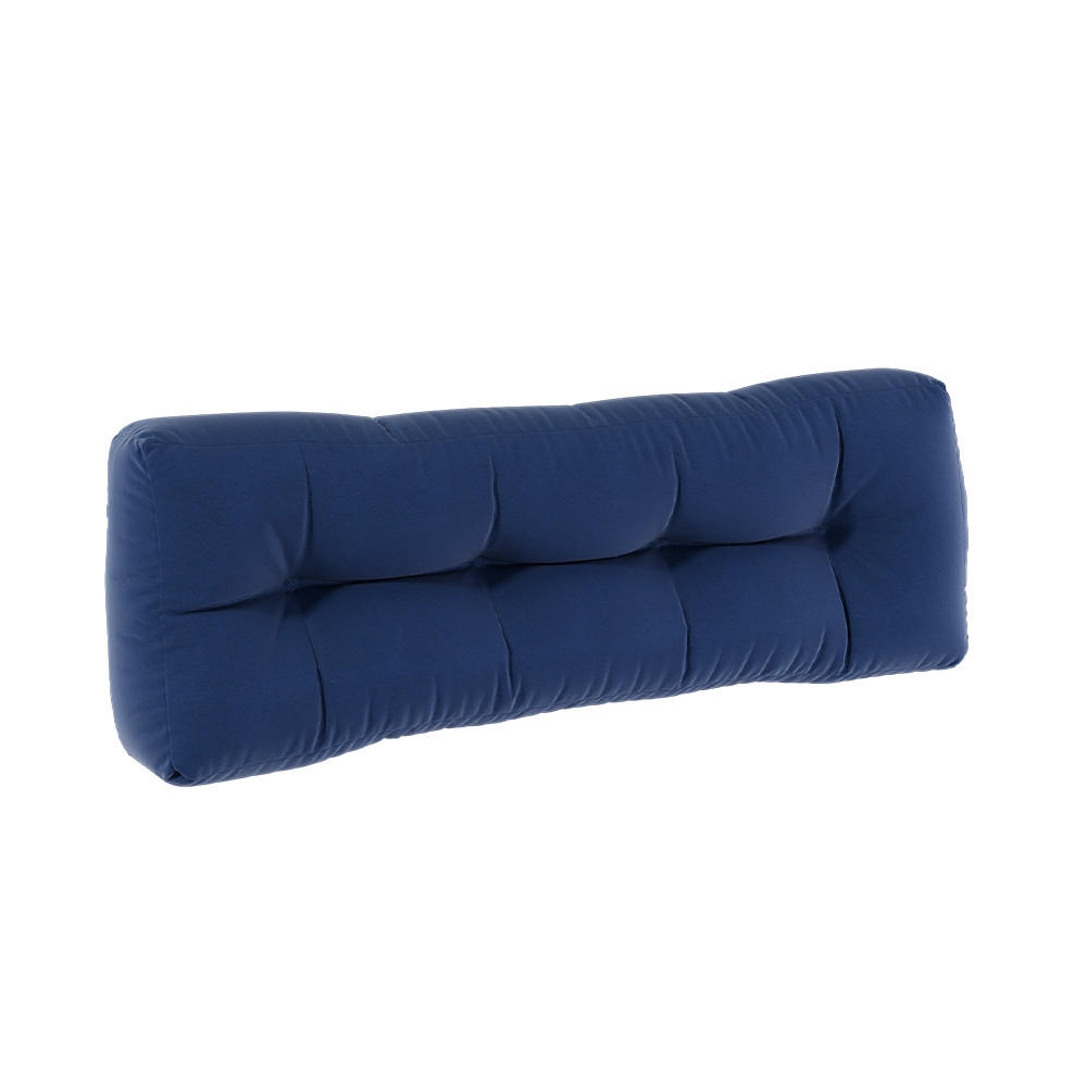 PALETTENKISSEN Flocken Blau 120 x 40 cm - Blau, Textil (120/40/20cm) - Vicco