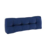 PALETTENKISSEN Flocken Blau 120 x 40 cm - Blau, Textil (120/40/20cm) - Vicco