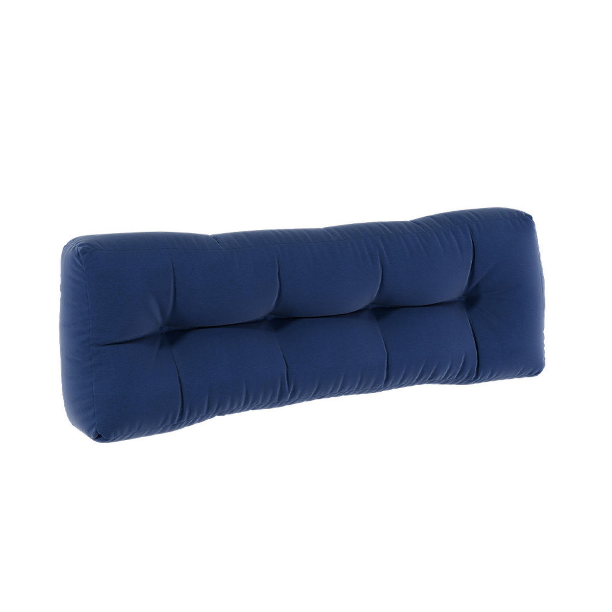 PALETTENKISSEN Flocken Blau 120 x 40 cm - Blau, Textil (120/40/20cm) - Vicco